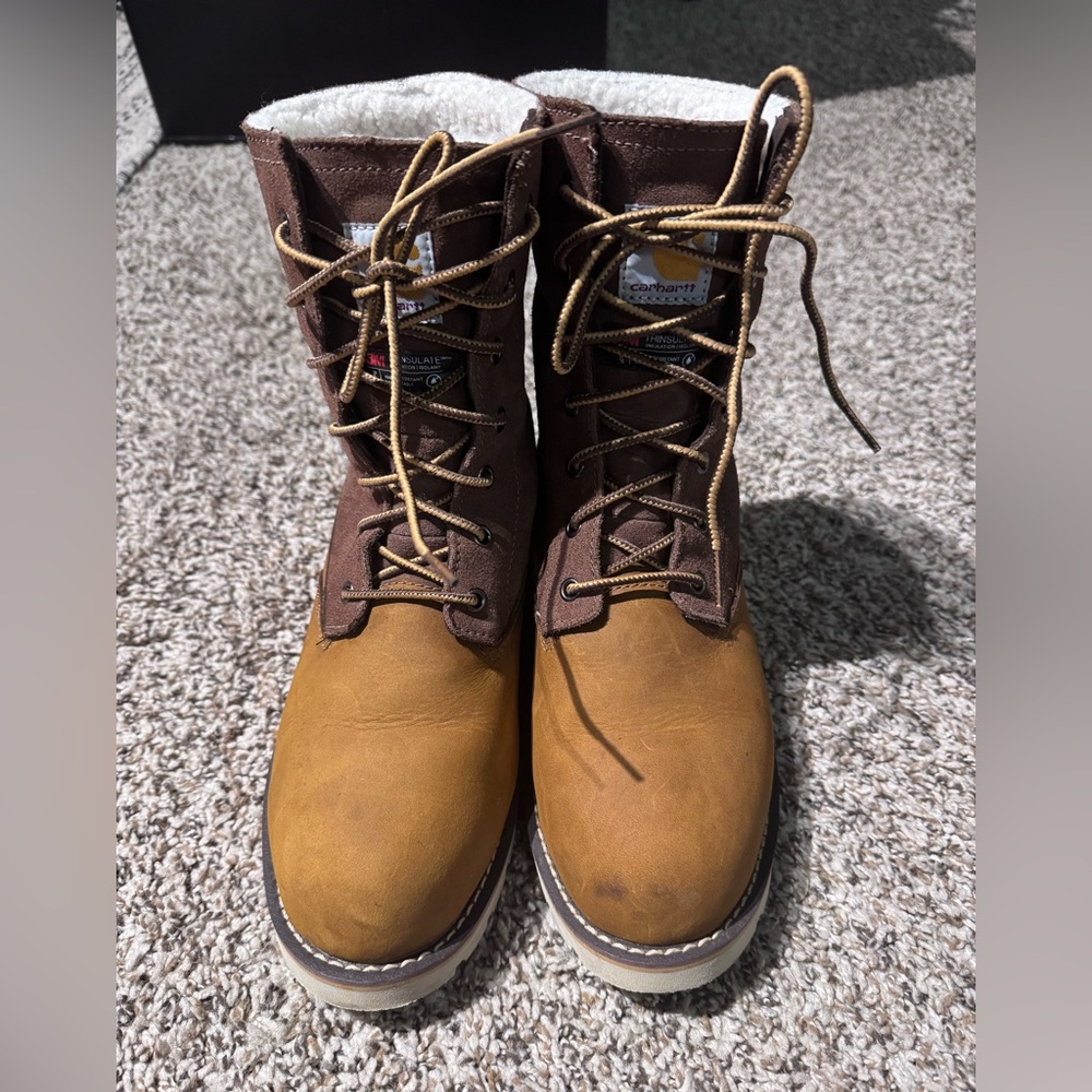 Carhartt Women's Wedge Fold Down Winter 8" 200g Waterproof Boots